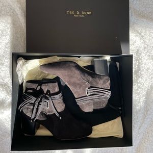 Rag and Bone tie booties new!